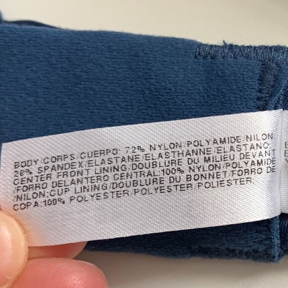 Wacoal Perfect Primer Contour Underwire T-Shirt Bra Convertible Blue 32DD - Picture 8 of 8